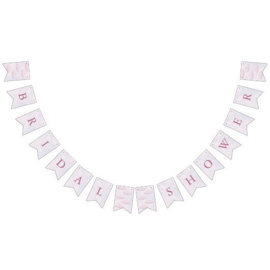 Ze is op wolk 9 Pastel Droom Bruiloft Feest Vlaggetjes (Alle)