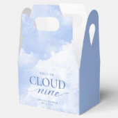 Ze is op wolk negen blauw dank je bedankdoosjes (Geopend)