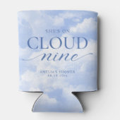 Ze is op wolk negen blauwe bruidsmeubel blikjeskoeler (Achterkant)