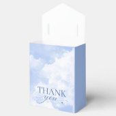 Ze is op wolk negen blauwe dank je bedankdoosjes (Geopend)