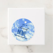 Ze is op wolk negen! Bruids douche/ Afscheidsfeest Bedankjes Labels (In situ)