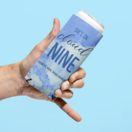 Ze is op wolk negen! Bruids douche/Avond voor de b Seltzer Blikjeskoeler