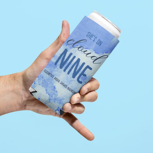 Ze is op wolk negen! Bruids douche/Avond voor de b Seltzer Blikjeskoeler