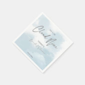 Ze is op wolk negen bruidsdouche  servet (Hoek)