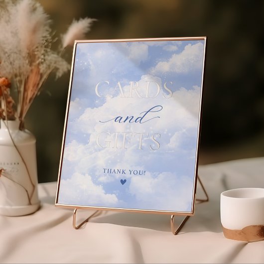 Ze is op Wolken Negen Kaarten & Cadeaus Folie Afdrukken