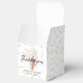 Ze is opgepakt Bruidsdouche van vanille vierkant Bedankdoosjes (Geopend)
