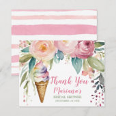 Ze is opgepakt Bruidsfeest Bedankkaart (Voorkant / Achterkant)