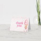 Ze is opgepakt Bruidsfeest Dank Je Kaart (Voorkant)