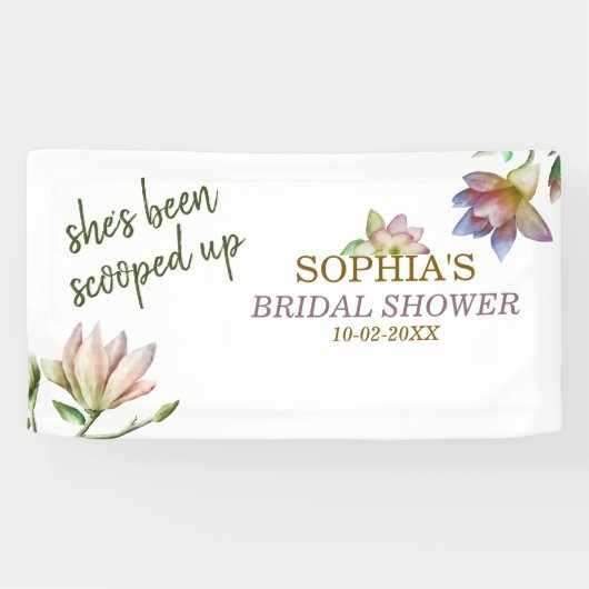 Ze is opgepakt Bruidsfeest Spandoek (Horizontaal)