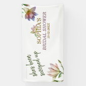 Ze is opgepakt Bruidsfeest Spandoek (Verticaal)