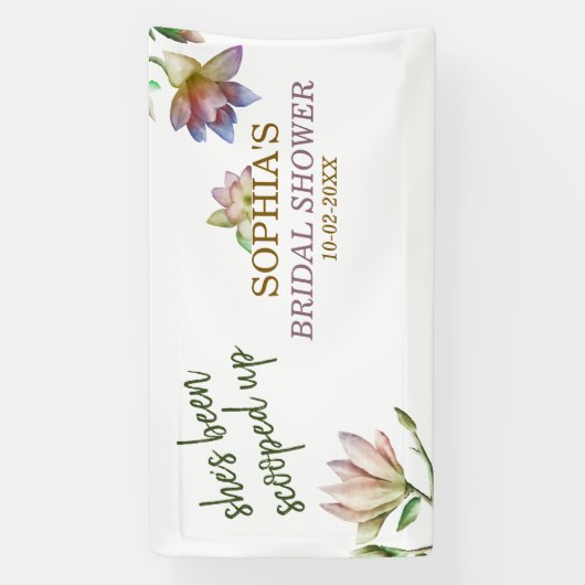 Ze is opgepakt Bruidsfeest Spandoek (Verticaal)