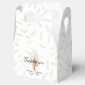 Ze is opgepakt Bruiloft Gable van vanille Bedankdoosjes (Geopend)