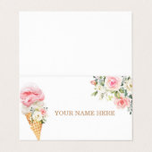 Ze is opgepakt met een plaatskaart kaart (Buitenkant ongevouwen)