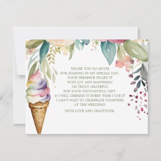 Ze is opgepakt Vrijgezellenfeest Dank u kaart (Achterkant)