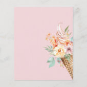 Ze is opgepakt Vrijgezellenfeest menu (Achterkant)