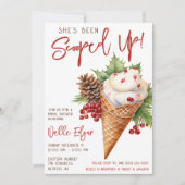 Ze is opgeruimd! Christmas Ice Cream Douche Kaart (Voorkant)