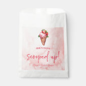 Ze is opgeruimd! Ice Cream Vrijgezellenfeest Bedankzakje (Voorkant)