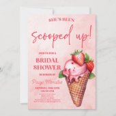 Ze is opgeruimd! Ice Cream Vrijgezellenfeest Kaart (Voorkant)