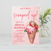 Ze is opgeruimd! Ice Cream Vrijgezellenfeest Kaart (Staand voorkant)