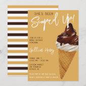 Ze is opgeruimd! Ice Cream Vrijgezellenfeest Kaart (Voorkant / Achterkant)