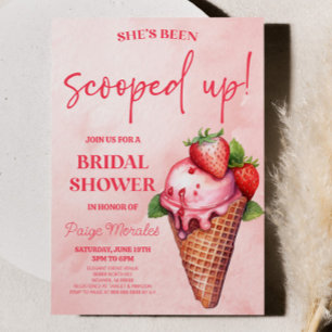 Ze is opgeruimd! Ice Cream Vrijgezellenfeest Kaart