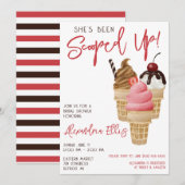 Ze is opgeruimd! Ice Cream Vrijgezellenfeest Kaart (Voorkant / Achterkant)