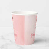 Ze is opgeruimd! Ice Cream Vrijgezellenfeest Papieren Bekers (Rechts)