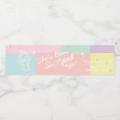 Ze is opgeruimd! Ice Cream Vrijgezellenfeest Waterfles Etiket (Enkel label)