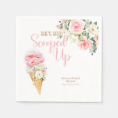 Ze Is Opgeschept Aangepaste Papieren Servetten (Voorkant)