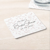 Ze is Opgeschept Aardbeiendouche Coaster Kartonnen Onderzetters (Schuin)