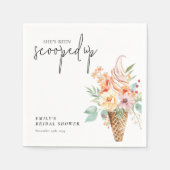 Ze Is Opgeschept Bruidsdouche Servet (Voorkant)