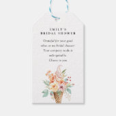 Ze Is Opgeschept Bruidsfeest Cadeaulabel (Voorkant)