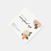 Ze Is Opgeschept Bruidsmeisjesfeest Servet (Hoek)