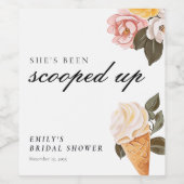 Ze Is Opgeschept Bruidsmeisjesfeest Wijn Etiket (Enkel label)