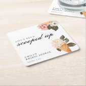 Ze Is Opgeschept Bruidsmeisjesfeestje Kartonnen Onderzetters (Schuin)