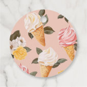 Ze Is Opgeschept Bruiloft Feest Bedankjes Labels (Achterkant)