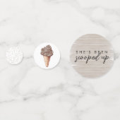 Ze Is Opgeschept Chocolade Bruidsmeisjesfeest Confetti (Voorkanten)