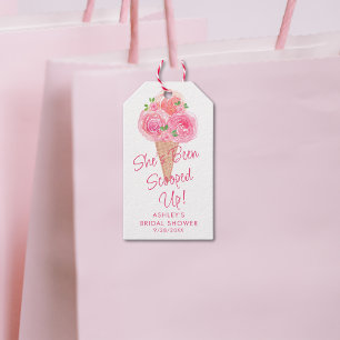 Ze Is Opgeschept Ijs Bruiloft Feest Cadeaulabel