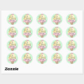 Ze Is Opgeschept Ijs Groen Stickers (Vel)