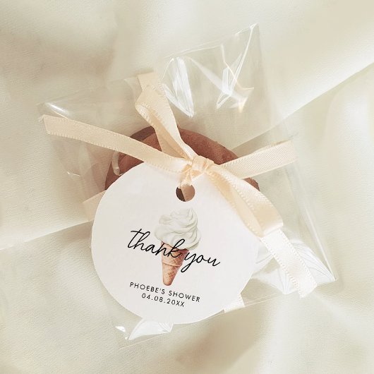 Ze is Opgeschept Vanilla Bruidsfeest Bedankjes Labels