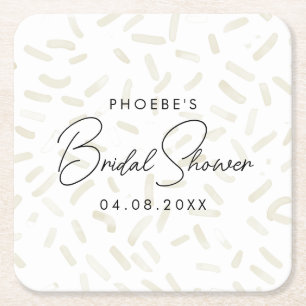 Ze is Opgeschept Vanille Douche Coaster Kartonnen Onderzetters