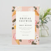 Ze is opgeslokt in de Bridal Shower-uitnodiging Kaart (Staand voorkant)