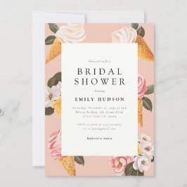 Ze is opgeslokt in de Bridal Shower-uitnodiging Kaart