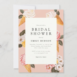 Ze is opgeslokt in de Bridal Shower-uitnodiging Kaart
