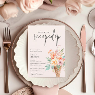 Ze is opgeslokt in de Bridal Shower-uitnodiging Kaart