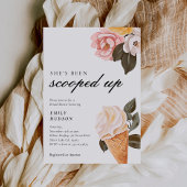 Ze is opgeslokt in de Bridal Shower-uitnodiging Kaart