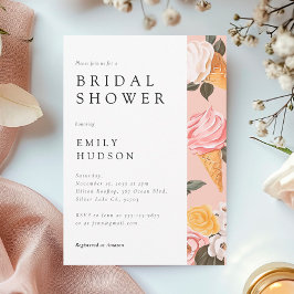 Ze is opgeslokt in de Bridal Shower-uitnodiging Kaart