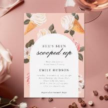 Ze is opgeslokt in de Bridal Shower-uitnodiging