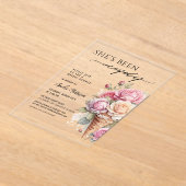 Ze is opgeslokt met ijscream-Vrijgezellenfeest Acryl Uitnodigingen (Laagn)