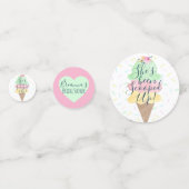 Ze is opgeslokt met ijscream-Vrijgezellenfeest Confetti (Achterkanten)